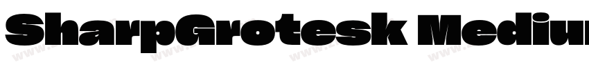 SharpGrotesk Medium2字体转换